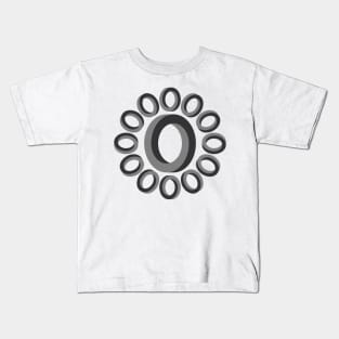 Impossible circles arranged in a ring Kids T-Shirt